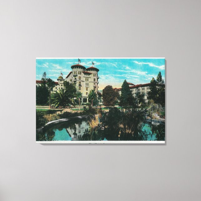 The Hotel Green and GroundsPasadena, CA Canvas Print (Front)