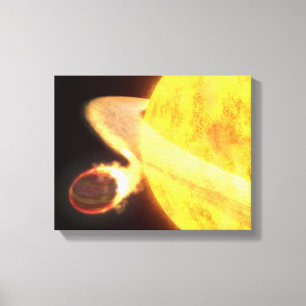 The hottest known planet in the Milky Way Canvas Print