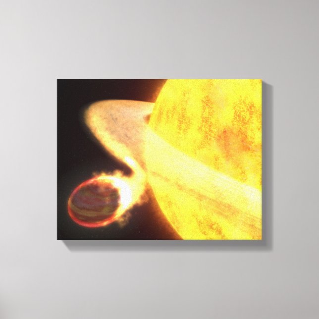The hottest known planet in the Milky Way Canvas Print (Front)