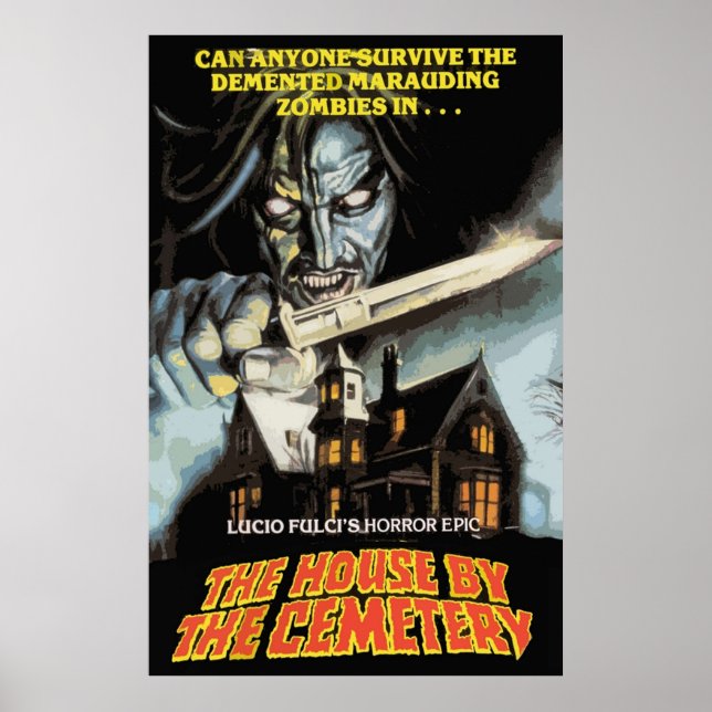 The House by the Cemetery Poster (Front)