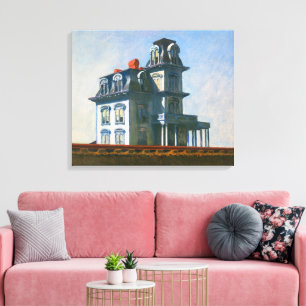 The House by the Railroad Edward Hopper Canvas Print