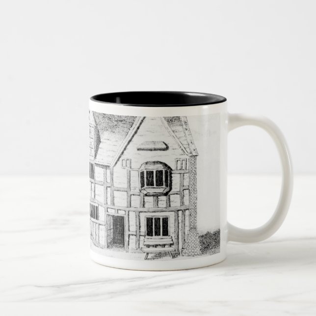 The House in Stratford-upon-Avon Two-Tone Coffee Mug (Right)