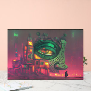 The House is Not Impressed Acrylic Sign