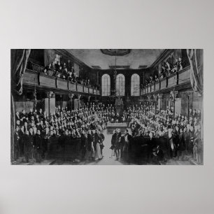 The House of Commons, 1833 Poster