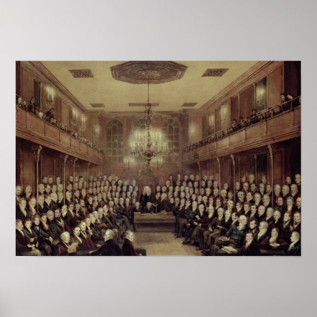 The House of Commons in Session Poster (Front)
