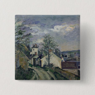 The House of Doctor Gachet at Auvers, 1872-73 2 Inch Square Button