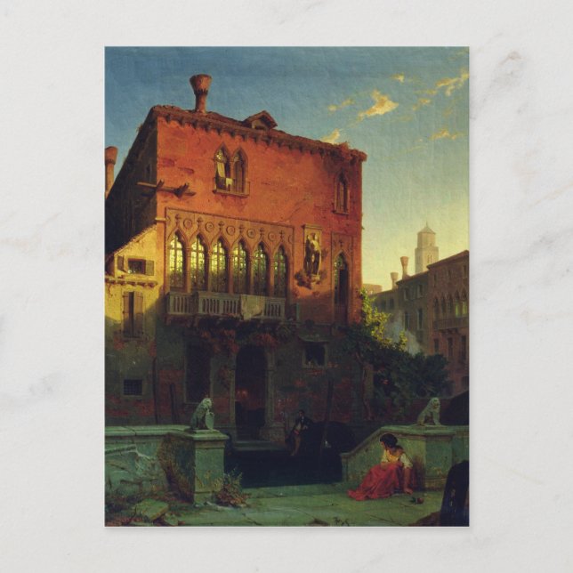 The House of Othello, the Moore in Venice, 1856 Postcard (Front)