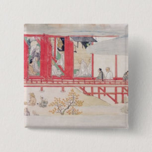 The House of the Shogun 2 Inch Square Button