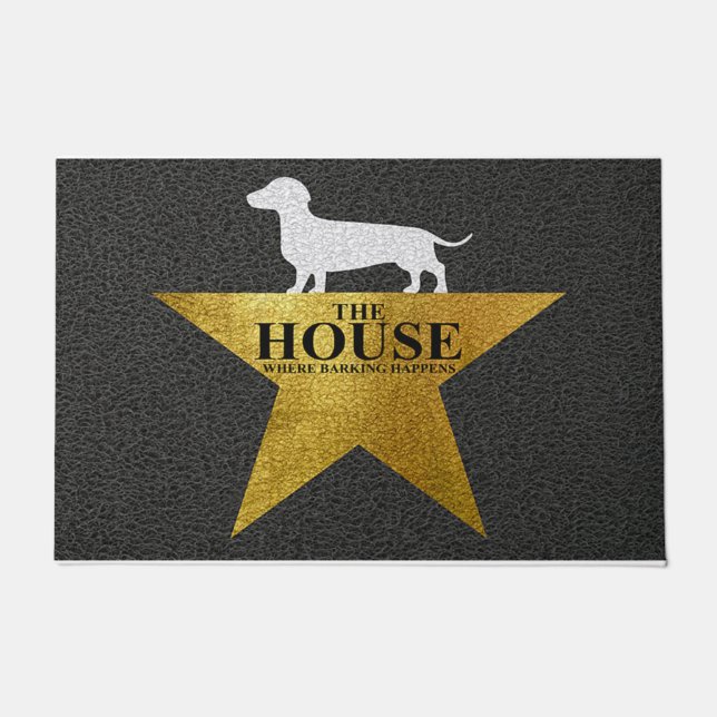 The House Where Barking Happens Doormat (Front)