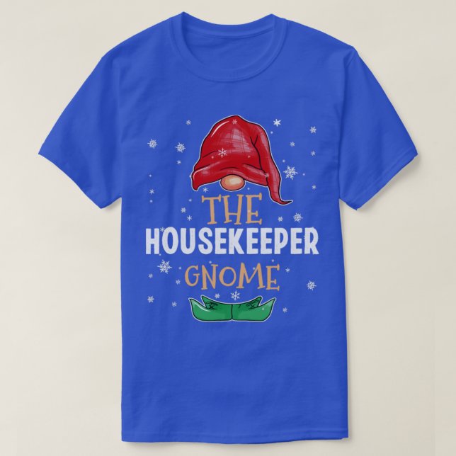 The housekeeper Gnome Family Matching Christmas Ou T-Shirt (Design Front)