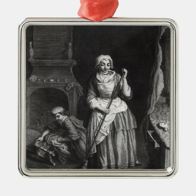 The Housekeeper Metal Ornament (Front)