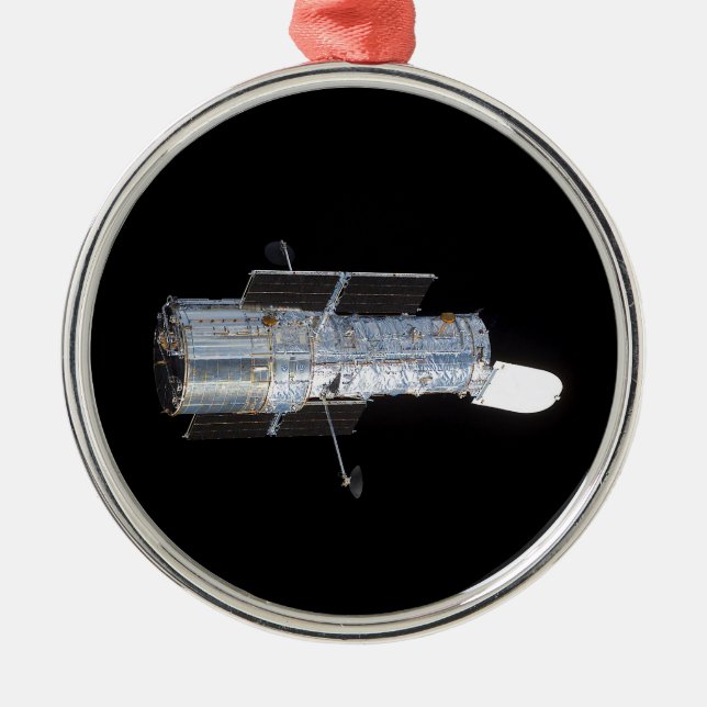The Hubble Space Telescope (HST) Metal Ornament (Front)