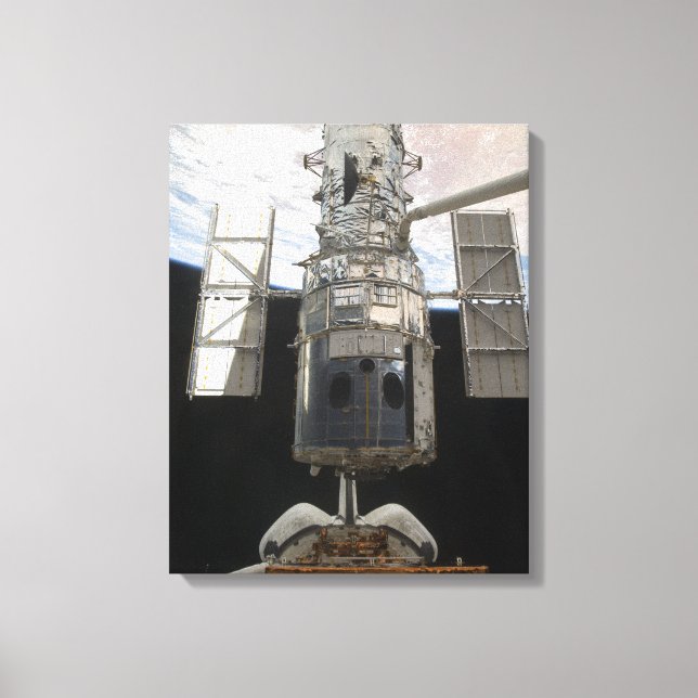 The Hubble Space Telescope is released Canvas Print (Front)