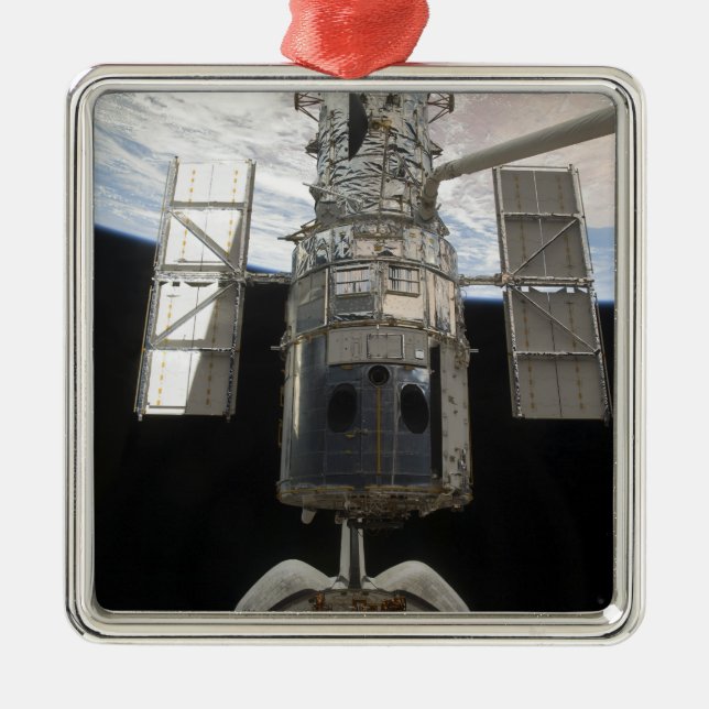The Hubble Space Telescope is released Metal Ornament (Front)