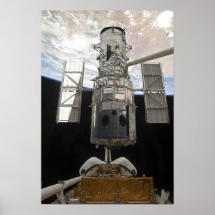 The Hubble Space Telescope is released Poster