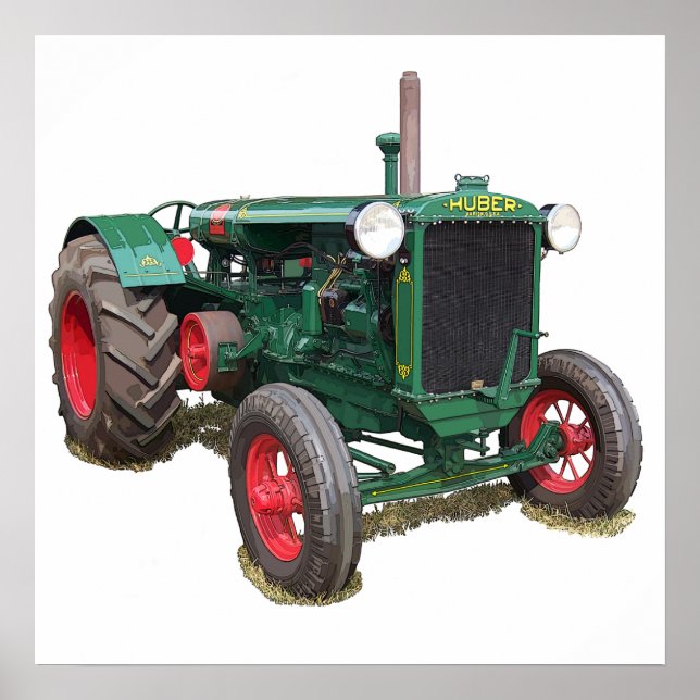 The Huber HK tractor Poster (Front)