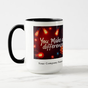 The Human Behind the Win Appreciation Mug