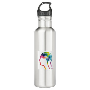 The human brain 710 ml water bottle