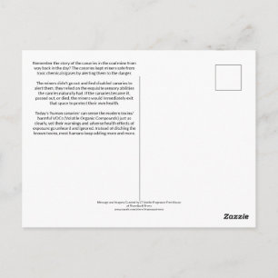 The Human Canaries Already Know Postcard