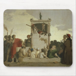 The Human Comedy, c.1852 Mouse Pad