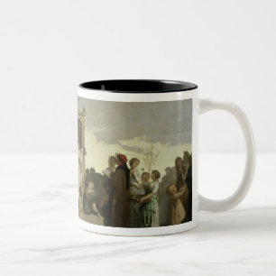 The Human Comedy, c.1852 Two-Tone Coffee Mug