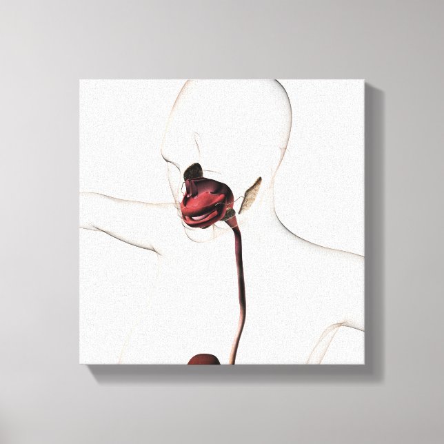 The Human Digestive System 3 Canvas Print (Front)