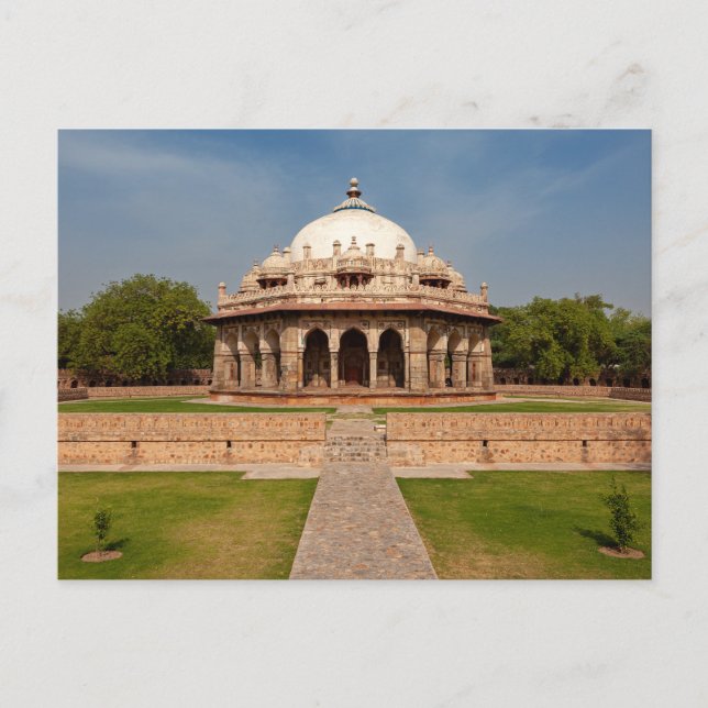 The Humayun Mausoleum in New Delhi Postcard (Front)