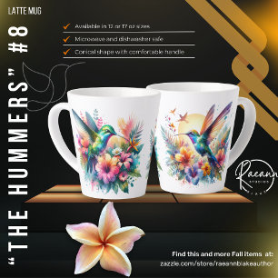 "The Hummers" #8 Hummingbird Latte Mug