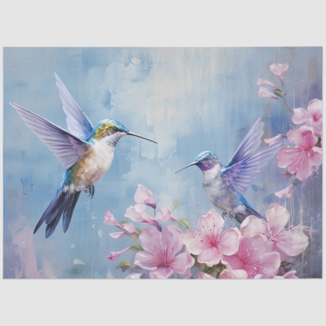 The Hummingbird Design Series 12 Tissue Paper (Front)