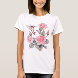 THE HUMMINGBIRD ROSE SHIRT