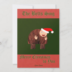 The Hunchback of Notre Dame Holiday Wishes  Card