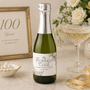 The Hundred Club 100th Birthday Sparkling Wine Label
