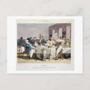 The hundred-seater restaurant: 5 o'clock, from 'Su Postcard