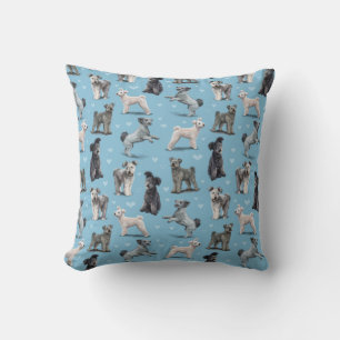 The Hungarian Pumi Dog Throw Pillow