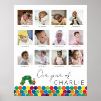 The Hungry Caterpillar | Baby's 1st Year Collage