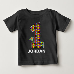 The Hungry Caterpillar Chalkboard 1st Birthday Baby T-Shirt