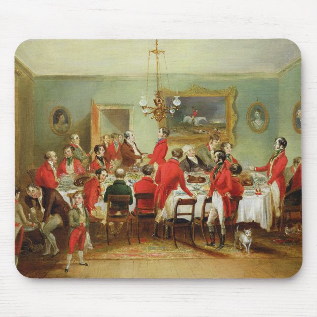 The Hunt Breakfast, Bachelor's Hall, 1836 (oil on Mouse Pad (Front)