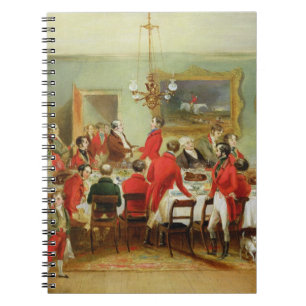 The Hunt Breakfast, Bachelor's Hall, 1836 (oil on Notebook