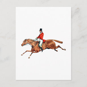 The Hunt Illustration Postcard