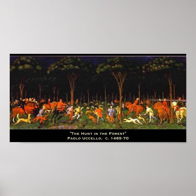 The Hunt in the Forest Poster (Front)