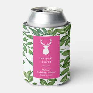 The Hunt is Over Bachelorette Can Cooler