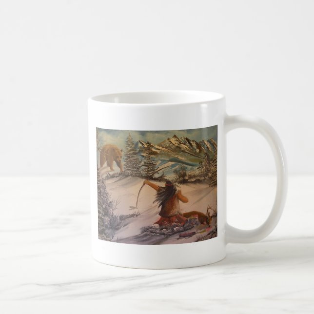 the hunter becomes the hunted coffee mug (Right)