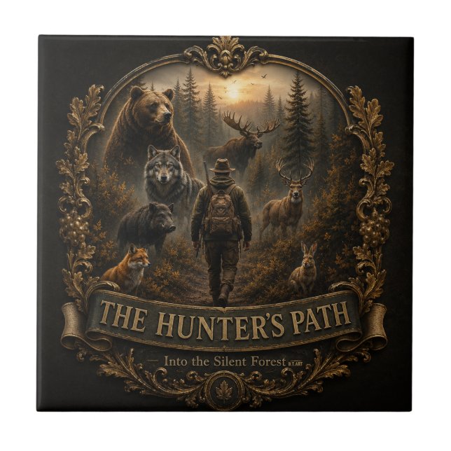 The Hunter , Into the Wild Silence  Tile (Front)