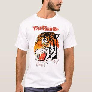 The Hunter Tiger design Men's Basic t shirt