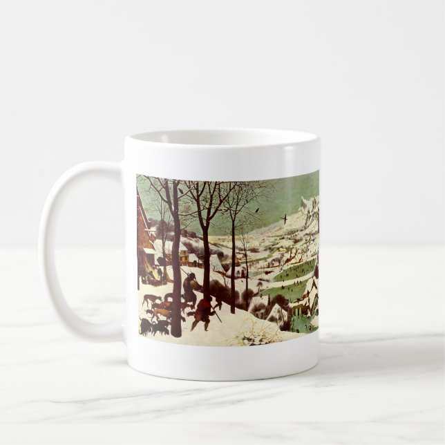 The Hunters in the Snow - 1565 Coffee Mug (Left)
