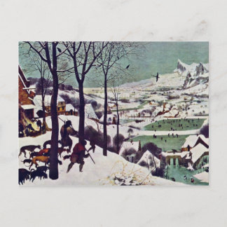 The Hunters In The Snow,  By Bruegel D. Ä. Pieter Postcard