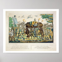 The Hunter's Procession, c.1850 (hand coloured lit