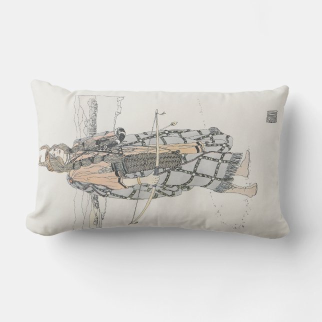 The Huntress (by Ann Macbeth) Lumbar Pillow (Front)