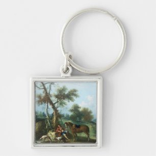 The Huntsman's Rest, 18th century Keychain