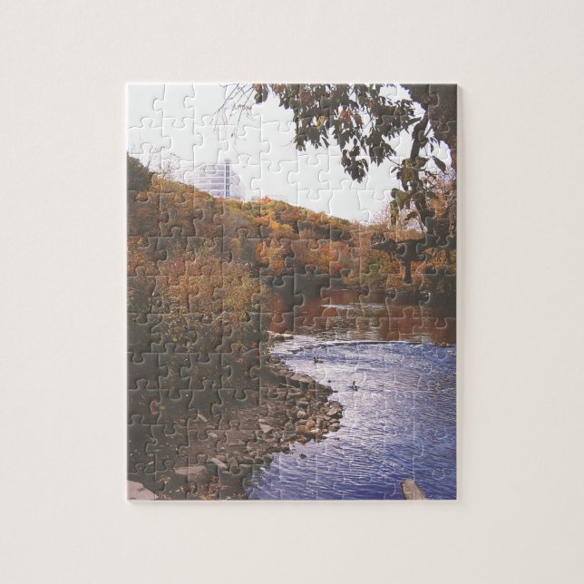 The Huron River Jigsaw Puzzle (Vertical)